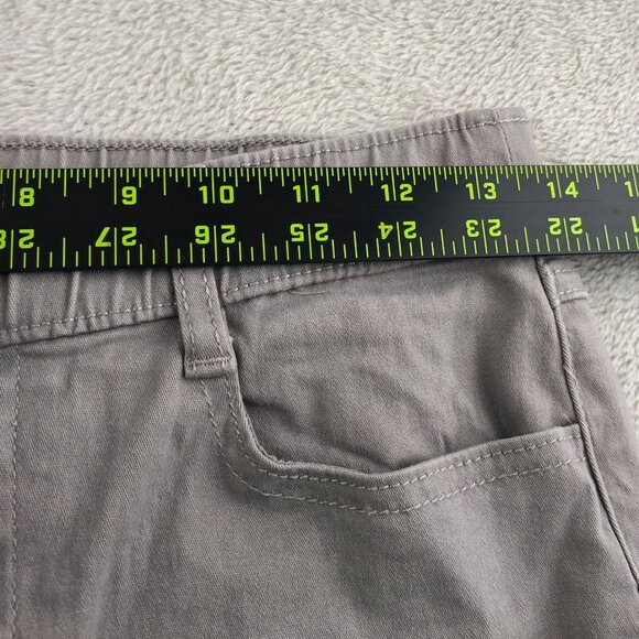 Sincerely Jules Womens Pants Small Wide Leg Raw Hem Casual Drastring Taupe - Picture 6 of 14